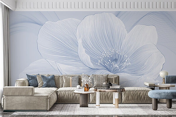 Delicate florale linie art design Delicate florale linie art design