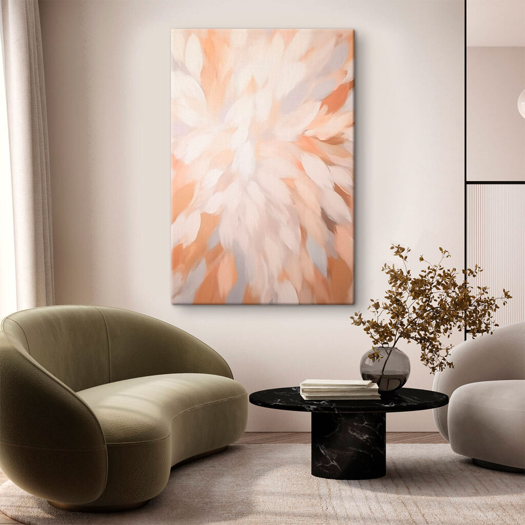 Soft hues blended in gentle harmony Soft hues blended in gentle harmony