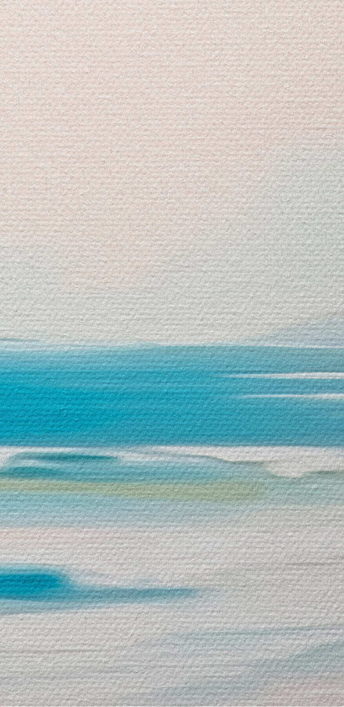 Beach with waves and sand