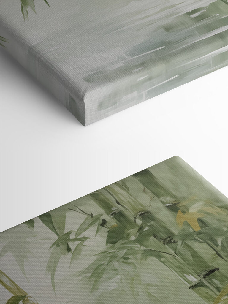 Painting of a bamboo tree