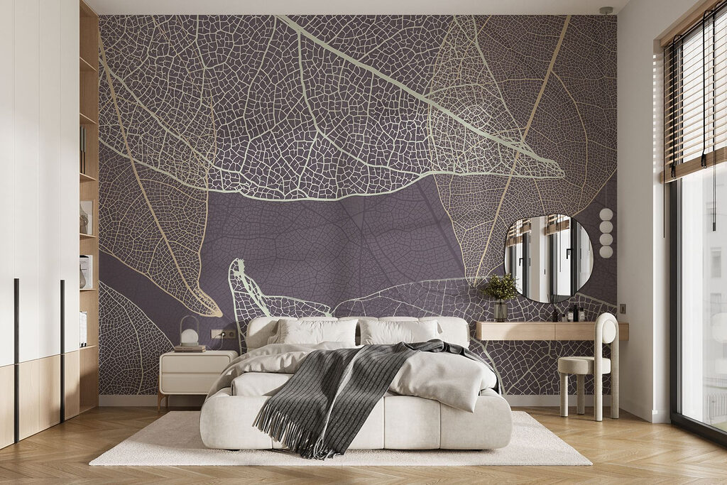 Nature's delicate leaf patterns revealed