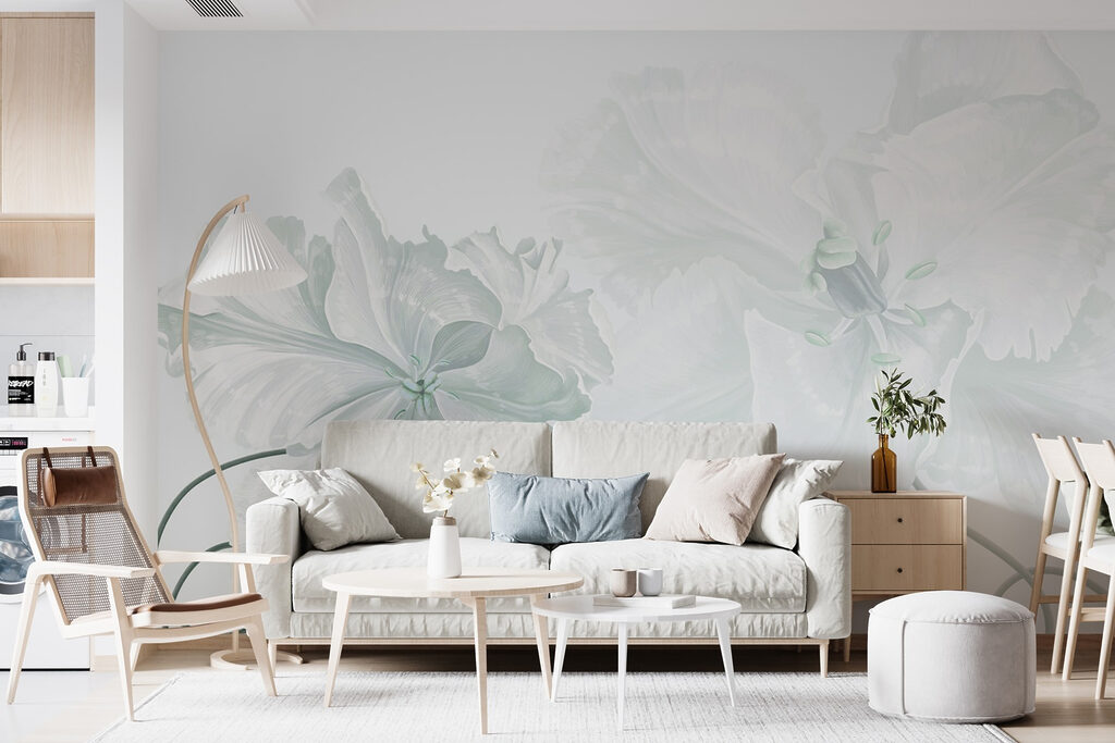 Delicate blooms in soft elegance Delicate blooms in soft elegance