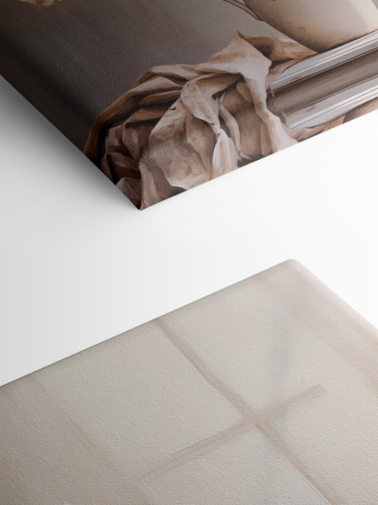 Painting of flowers in a vase Painting of flowers in a vase