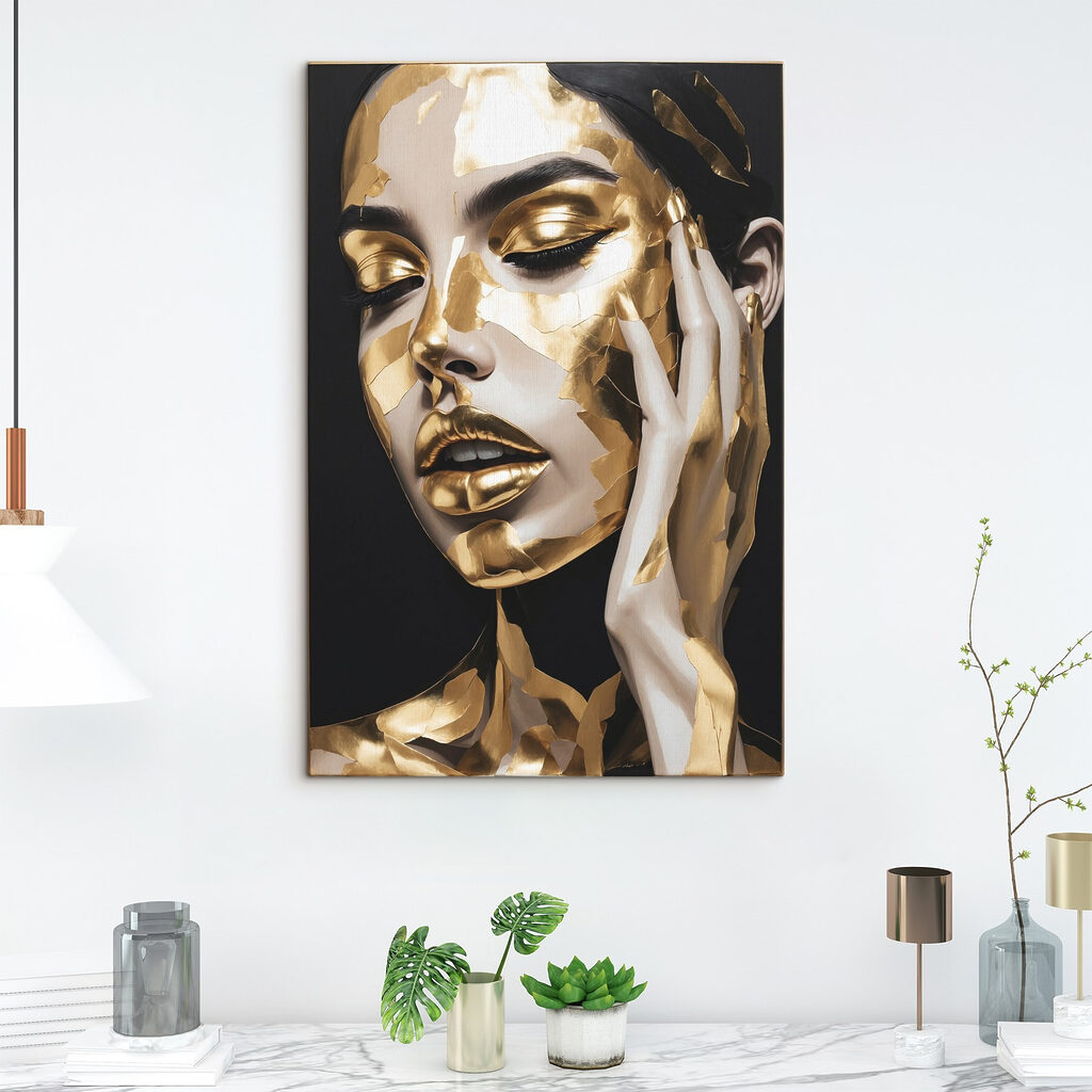 Ethereal beauty in textured art Ethereal beauty in textured art