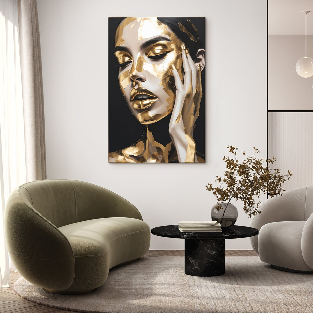 Ethereal beauty in textured art Ethereal beauty in textured art