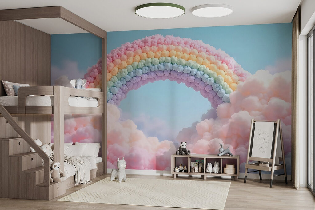 Rainbow made of clouds Rainbow made of clouds