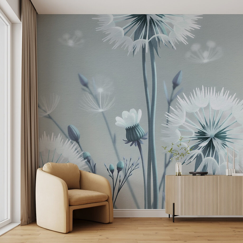 Delicate blooms in soft hues