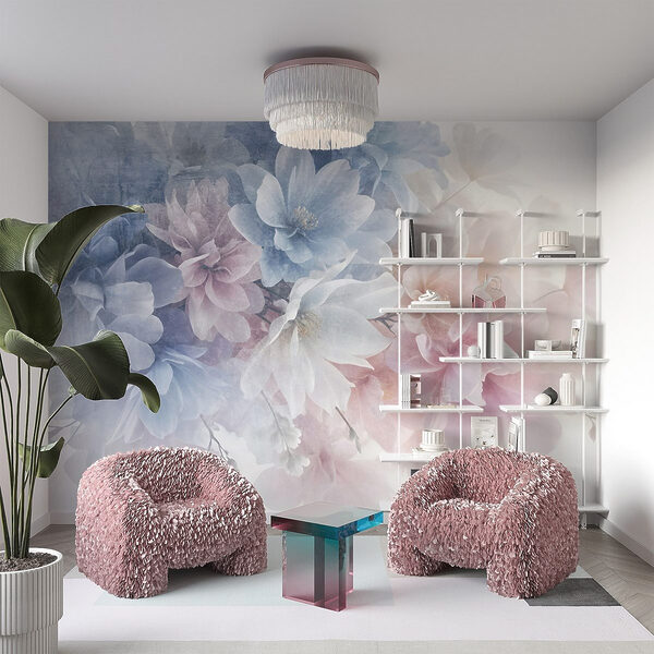 Buchet de flori pe o suprafață albă Buchet de flori pe o suprafață albă