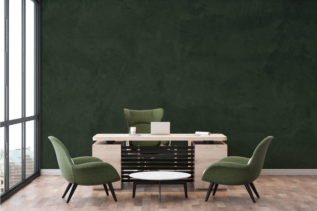 Dark green wall with rough edges Dark green wall with rough edges