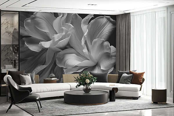 Eleganță florală în nuanțe monocrome Eleganță florală în nuanțe monocrome