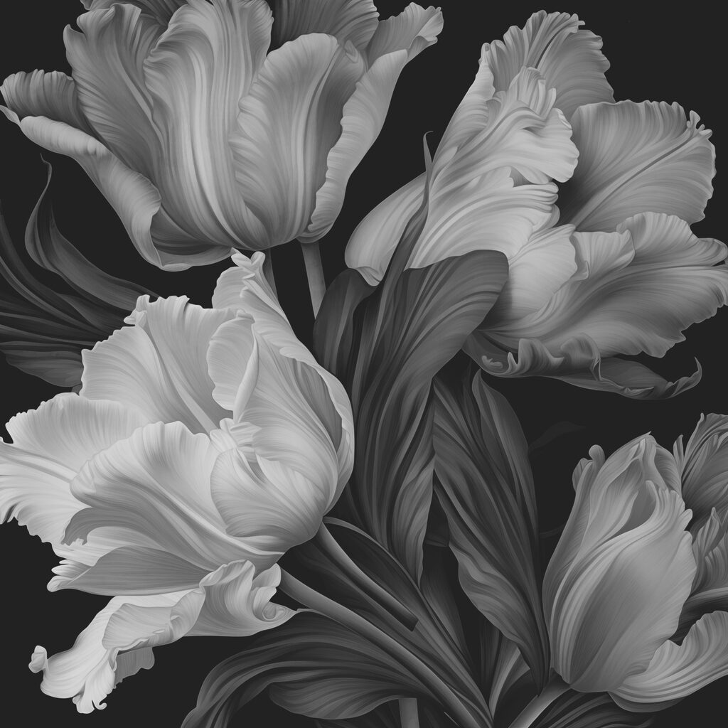 Petale delicate în tonuri monocrome Petale delicate în tonuri monocrome