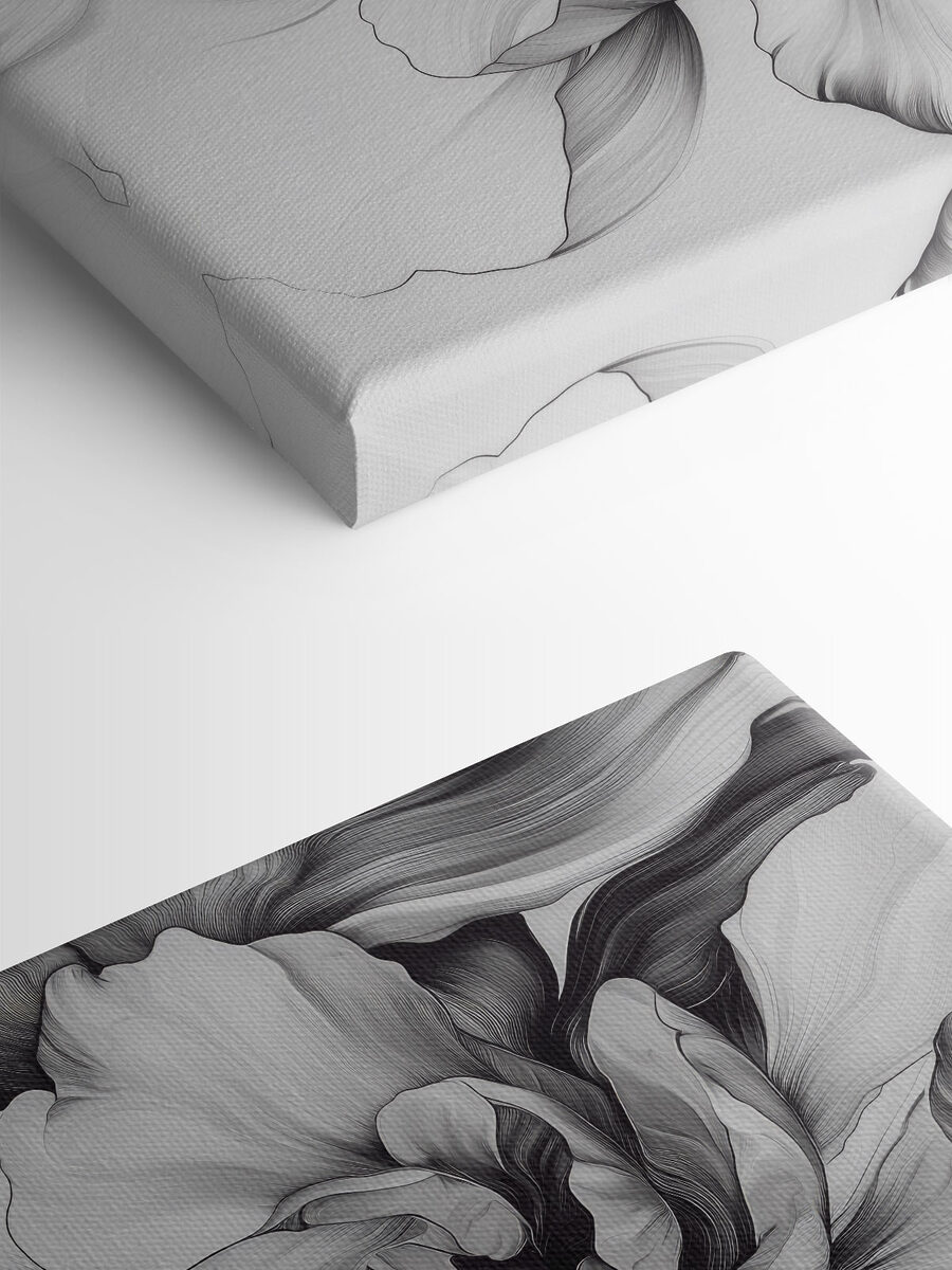 Design floral elegant în nuanțe monocrome Design floral elegant în nuanțe monocrome