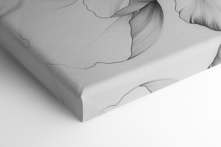 Design floral elegant în nuanțe monocrome Design floral elegant în nuanțe monocrome