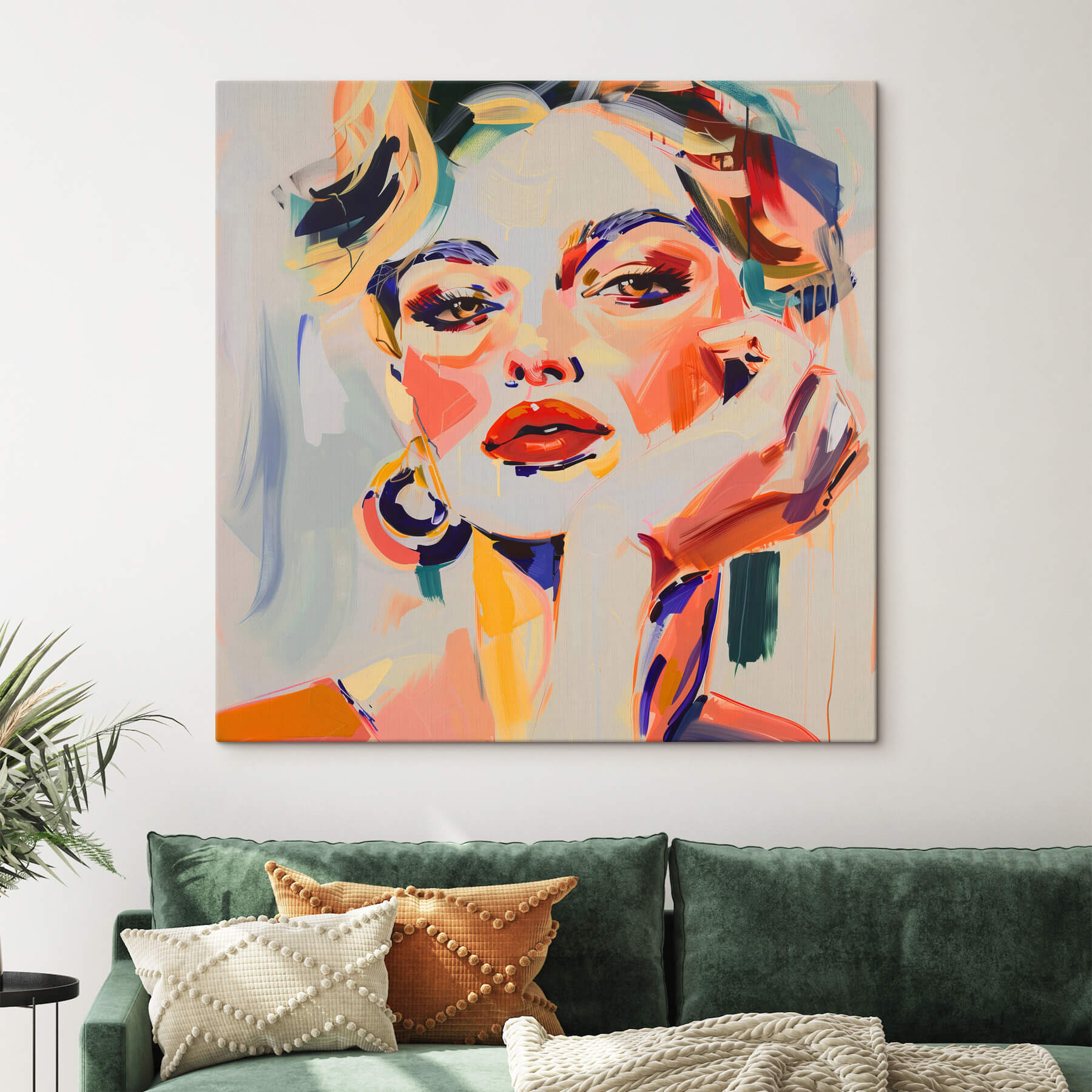 Painting of a woman Painting of a woman