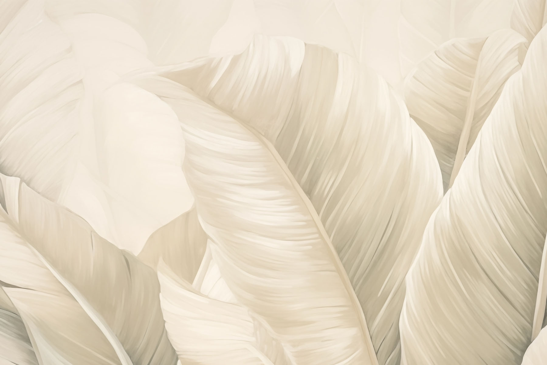 Soft, textured leaves in gentle hues