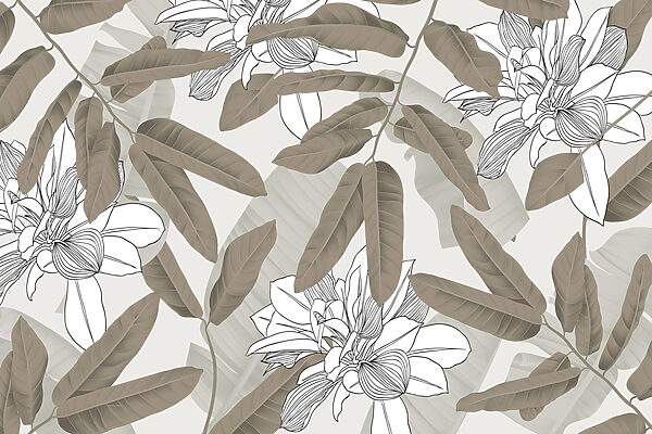 Nature's delicate floral patterns unfold Nature's delicate floral patterns unfold