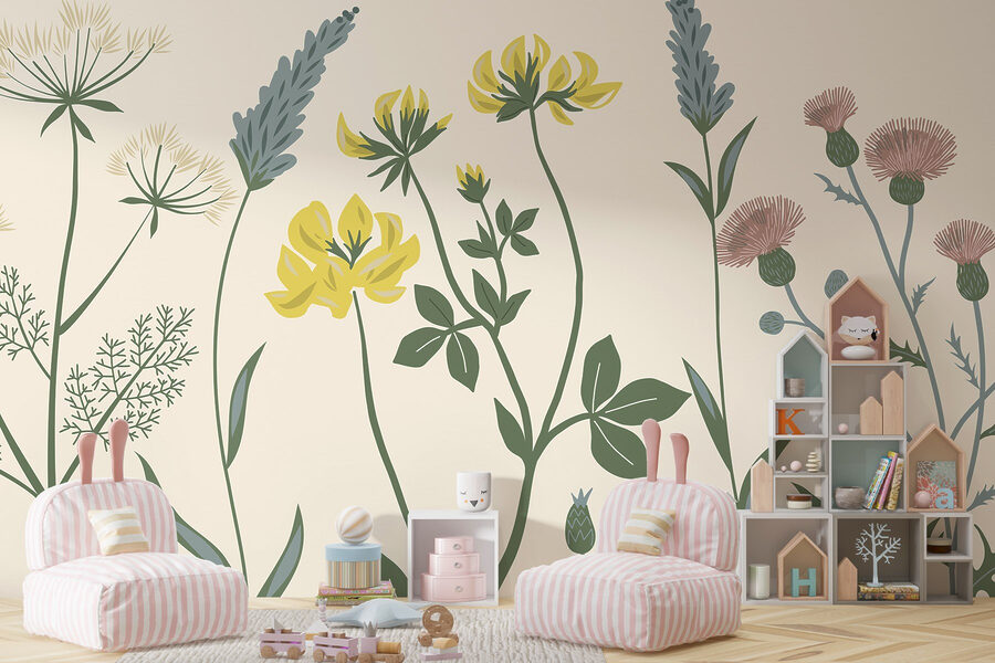 Aranjament floral elegant în culori suave