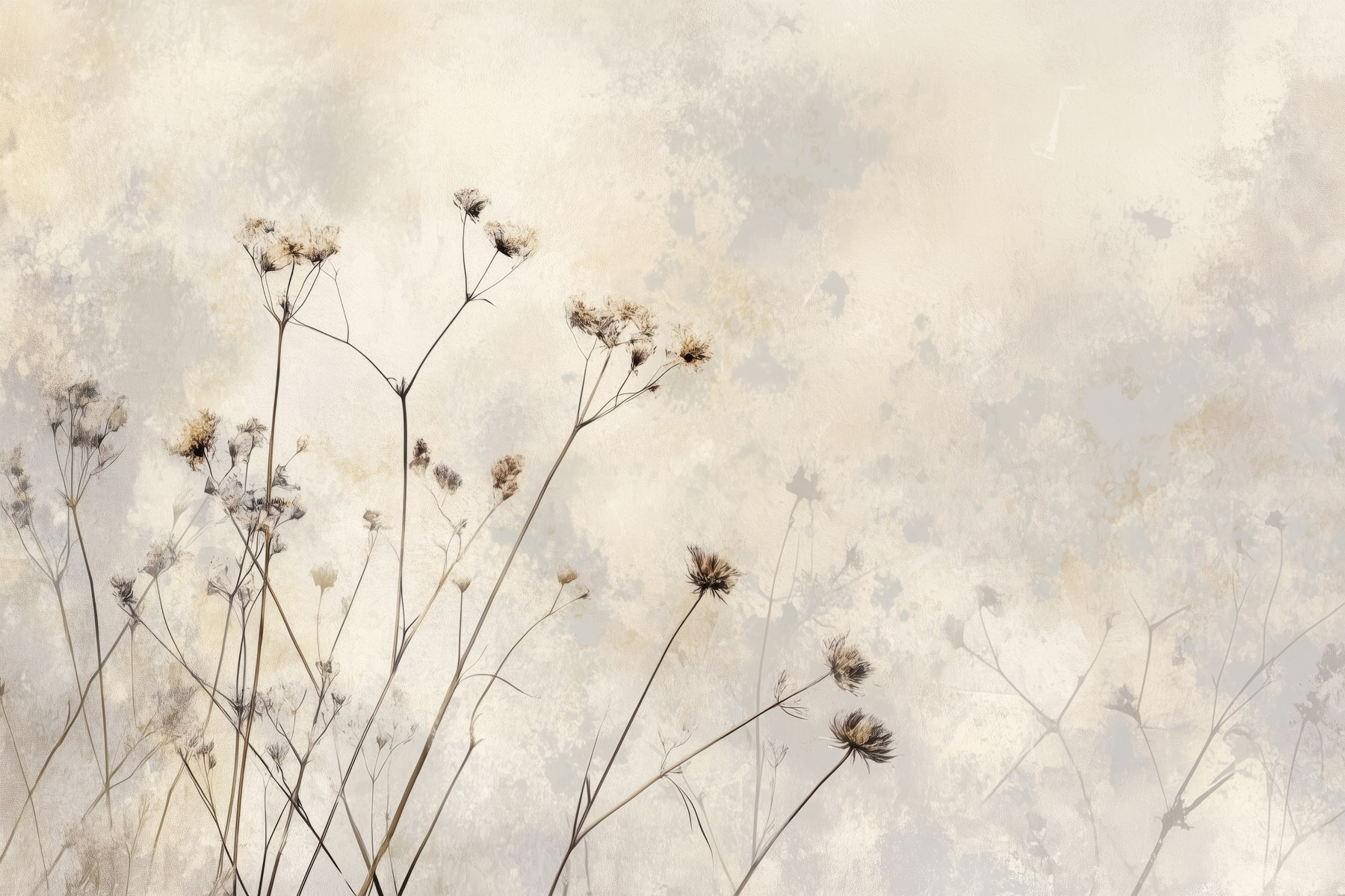 Delicate blossoms in soft hues