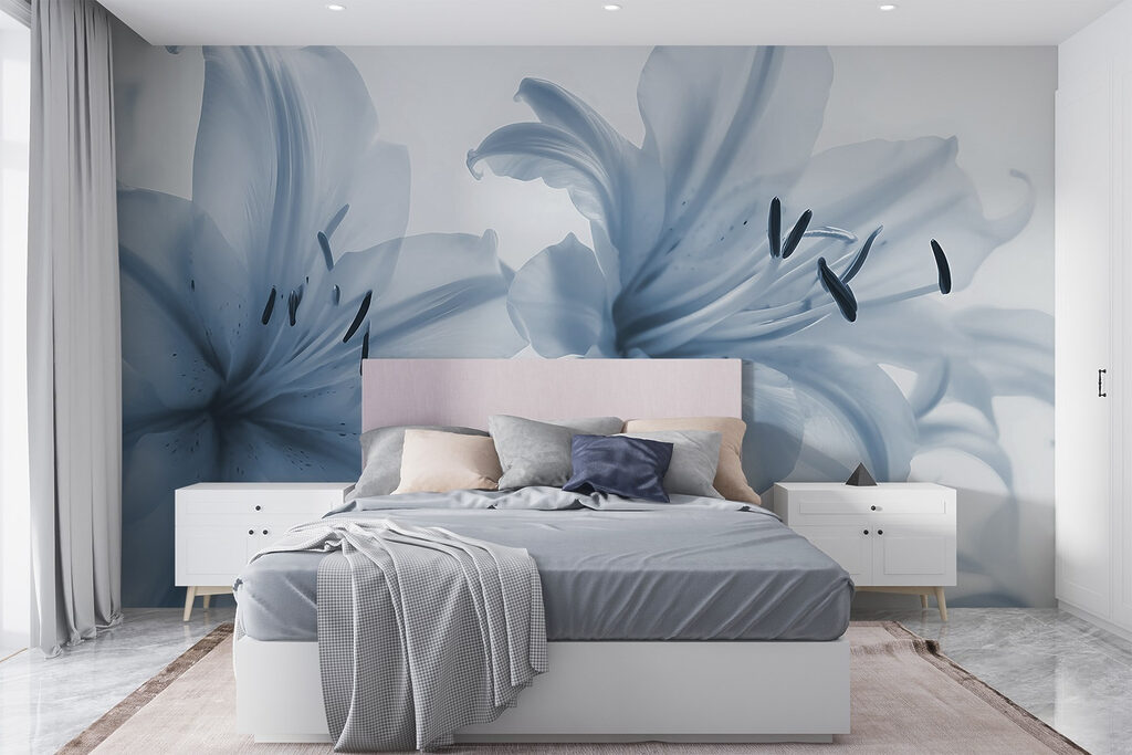 Delicate blooms in soft hues