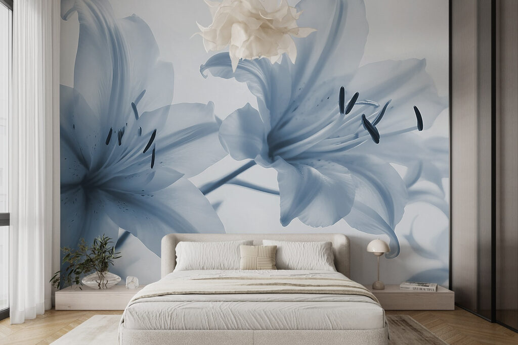 Delicate blooms in soft hues