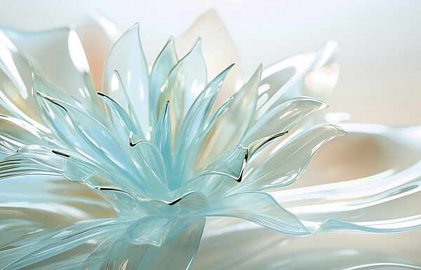 Design floral translucid delicat Design floral translucid delicat