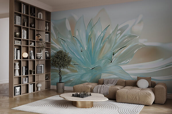 Design floral translucid delicat Design floral translucid delicat