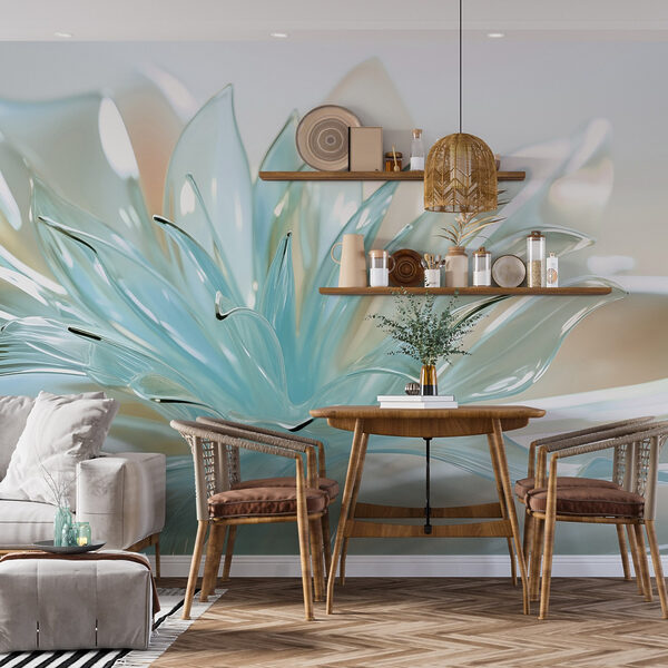 Design floral translucid delicat Design floral translucid delicat