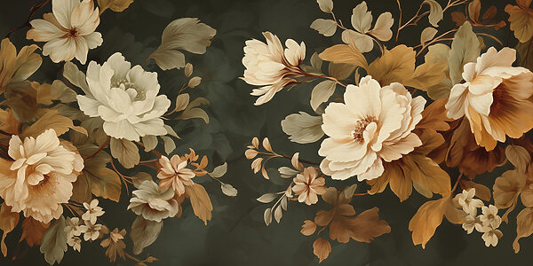 Aranjament floral elegant pe fundal întunecat Aranjament floral elegant pe fundal întunecat