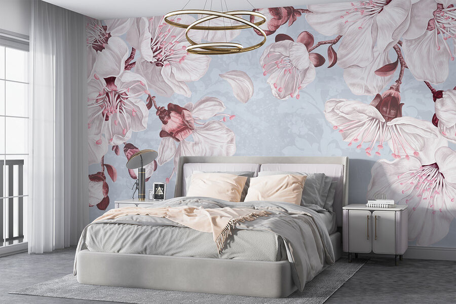 Flori delicate pe fundal moale