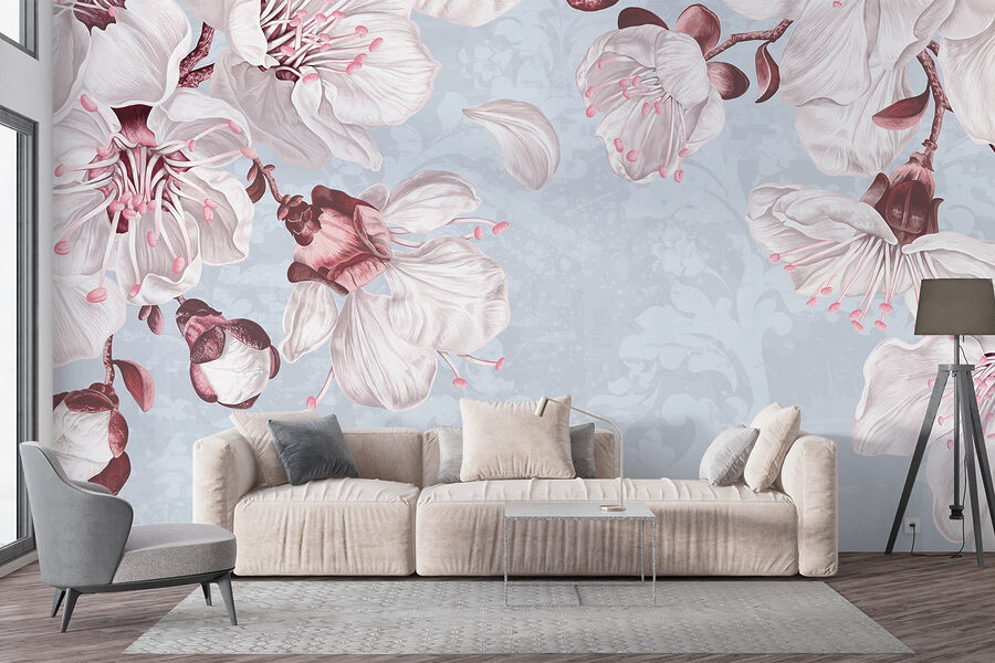Flori delicate pe fundal moale