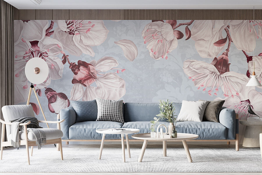 Flori delicate pe fundal moale