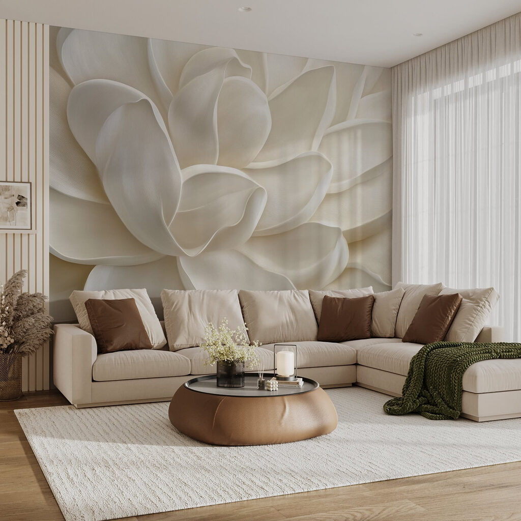 Soft petals in gentle layers Soft petals in gentle layers