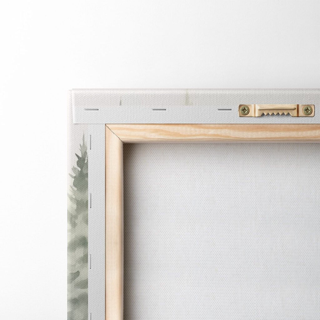 Watercolor of trees in a forest Watercolor of trees in a forest