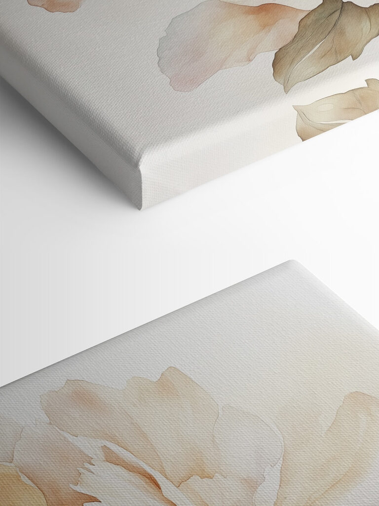 Delicate petals in soft hues