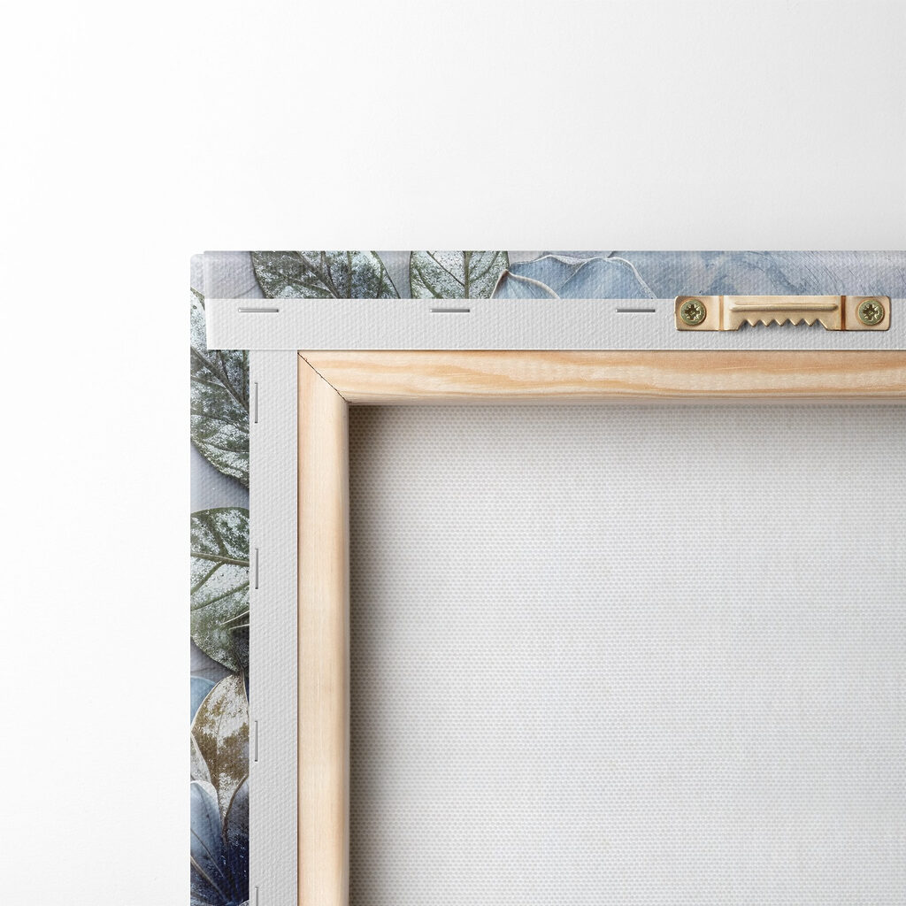 Floral arrangement in cool tones