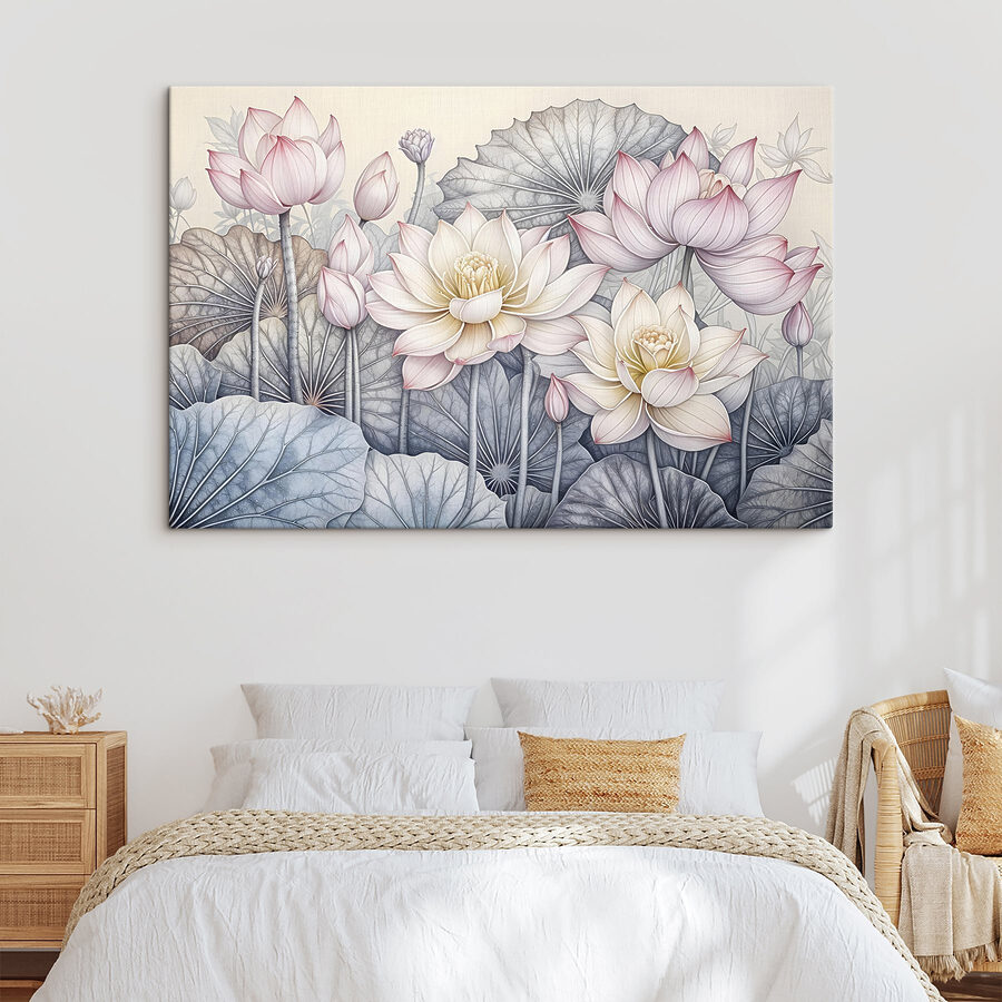 Inflorescențe delicate în ape liniștite