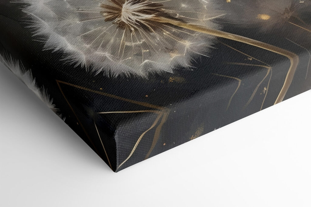 Delicate dandelions in soft light