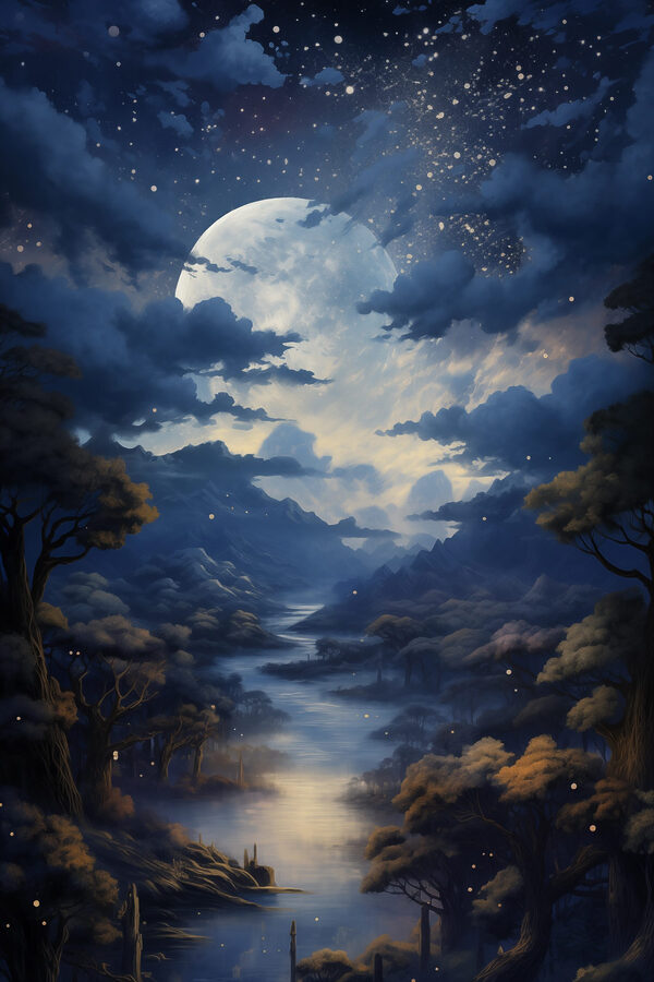 Luna deasupra unui râu Luna deasupra unui râu