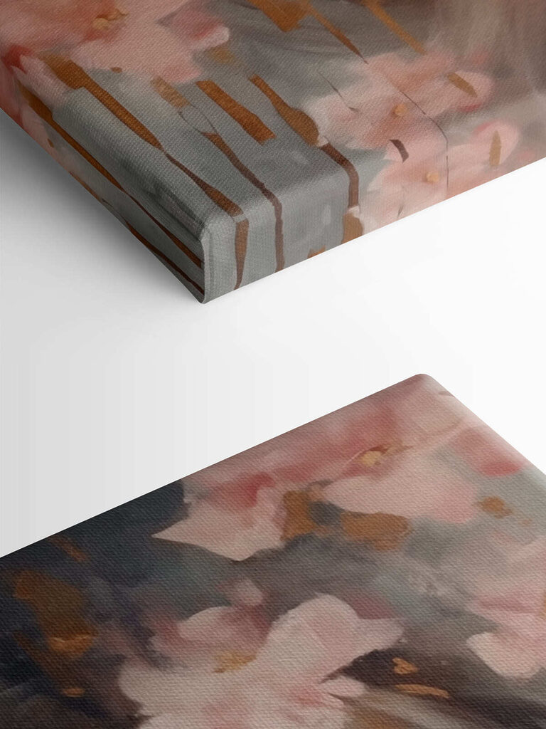 Painting of a woman with flowers in her hair Painting of a woman with flowers in her hair