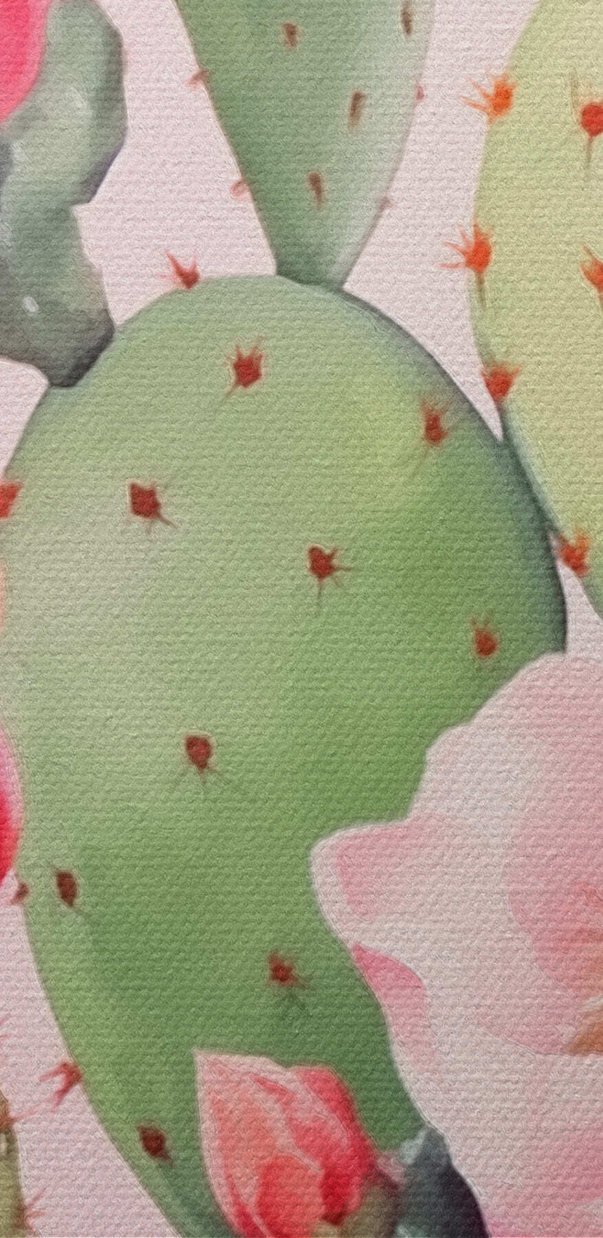 Pictura unui cactus cu flori