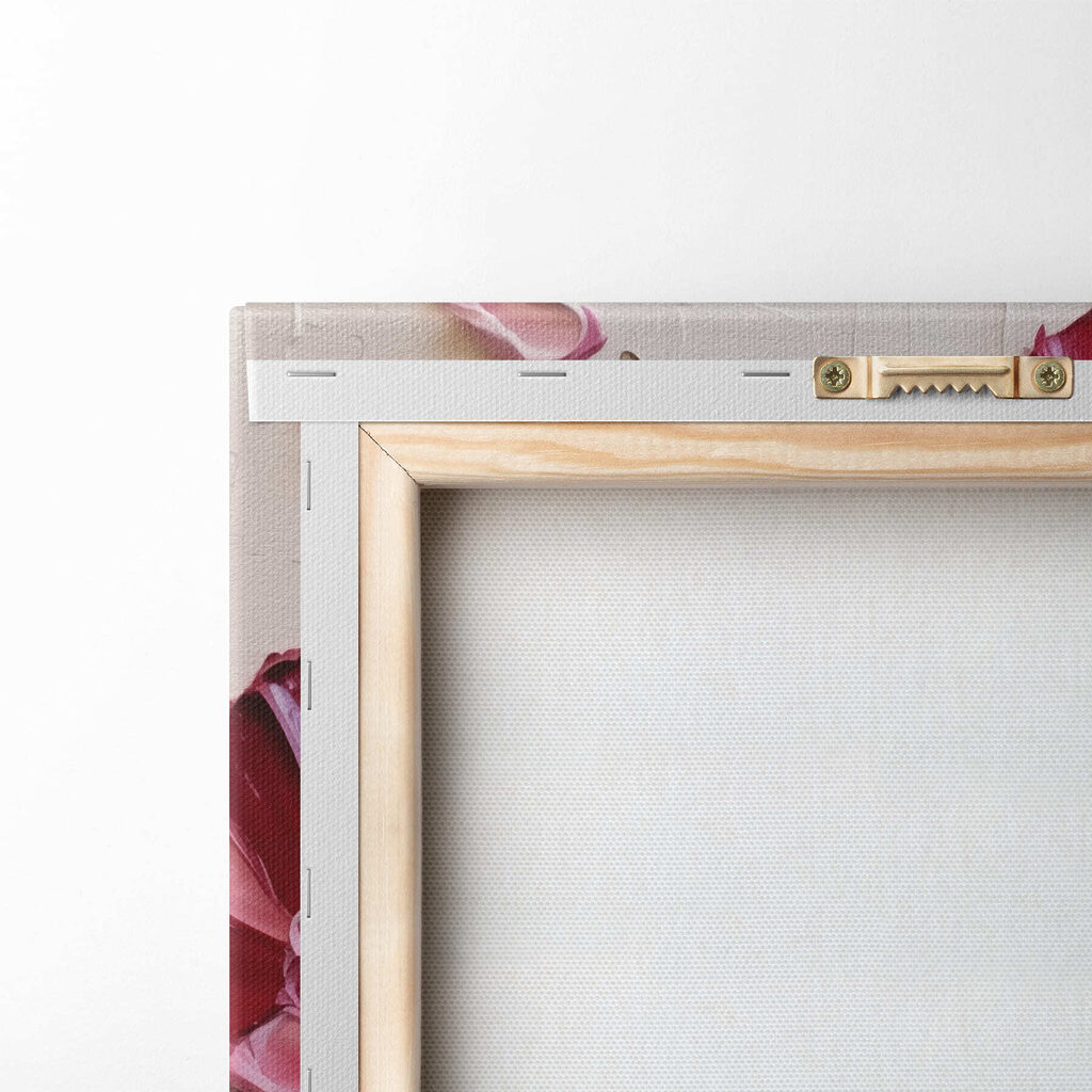 Painting of pink flowers Painting of pink flowers