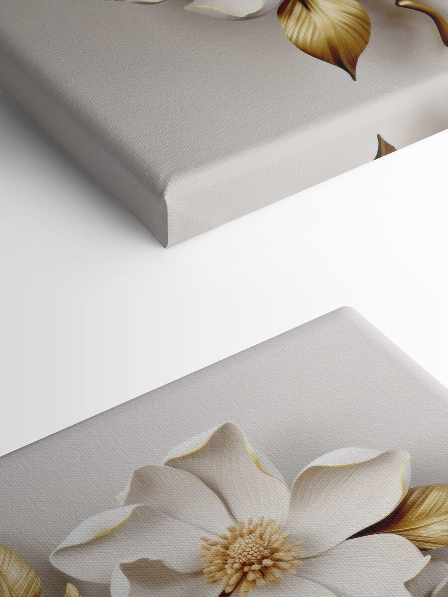 Design floral elegant cu texturi delicate