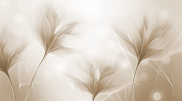 Delicate petals in soft tones