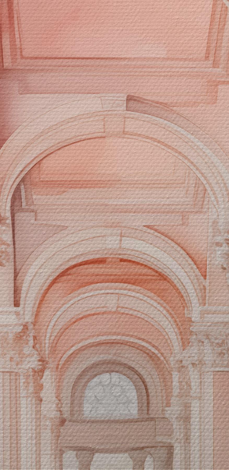 Coridor lung cu coloane