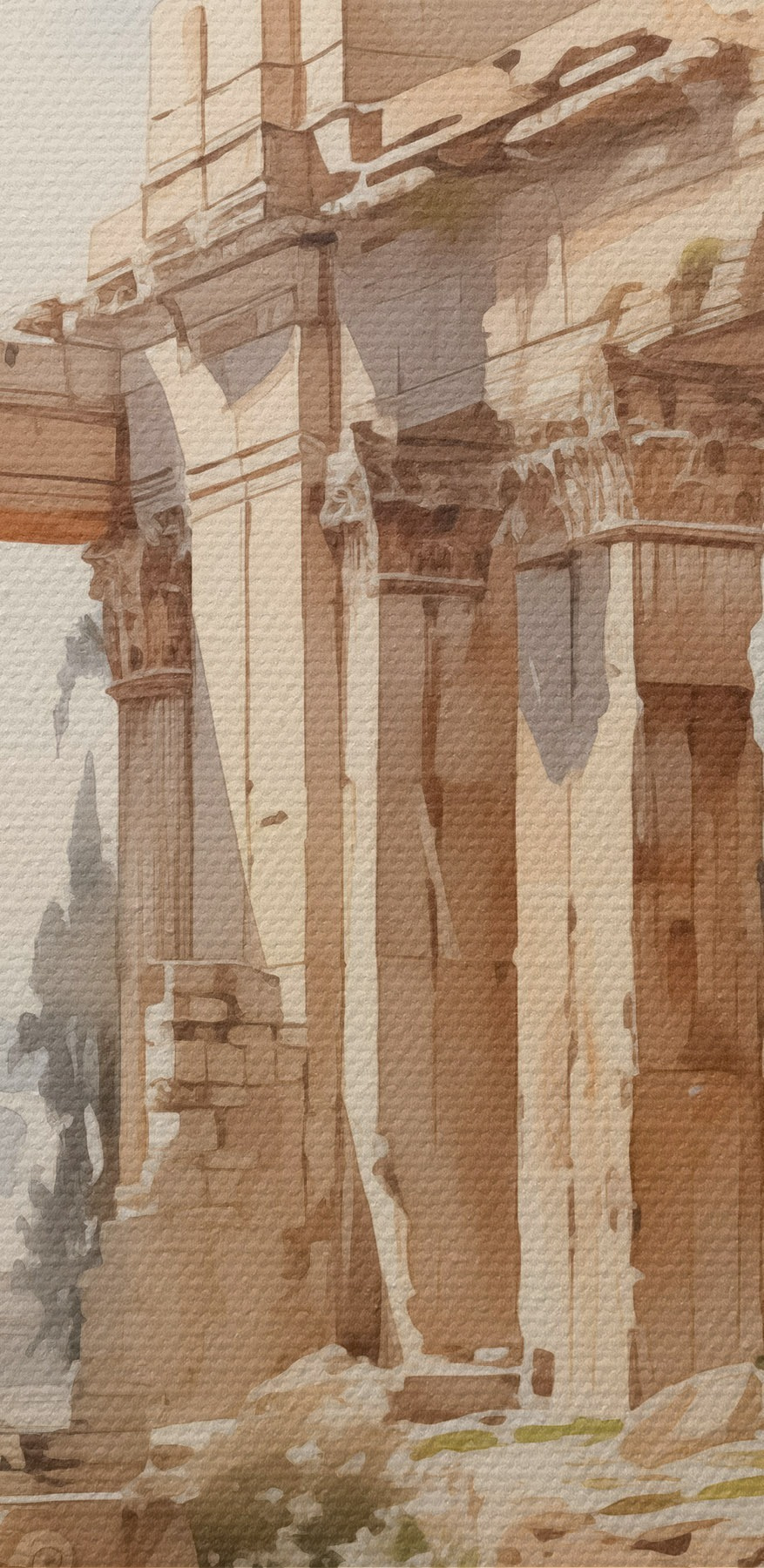 Pictura unei clădiri de piatră cu coloane