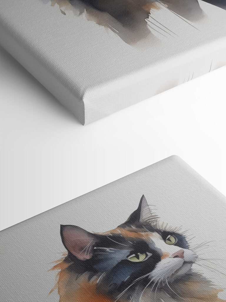 Cat with long whiskers
