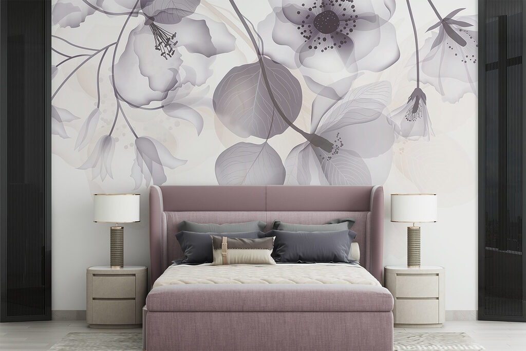 Delicate floral arrangement in soft tones