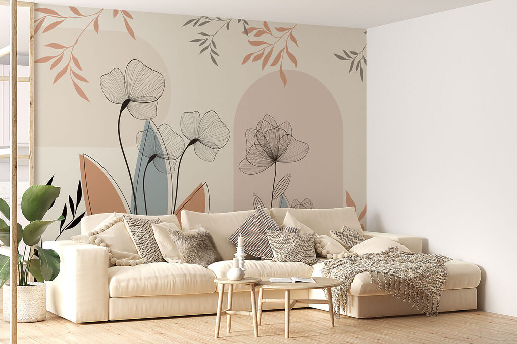 Floral elegance in soft hues