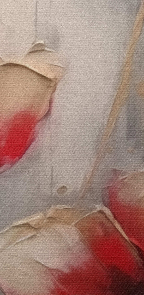Pictura de flori pe un fundal gri Pictura de flori pe un fundal gri