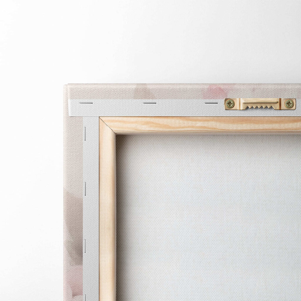 Painting of pink flowers